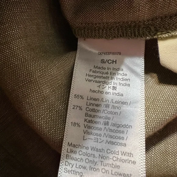 Madewell Linen Dress Small - Picture 10 of 12